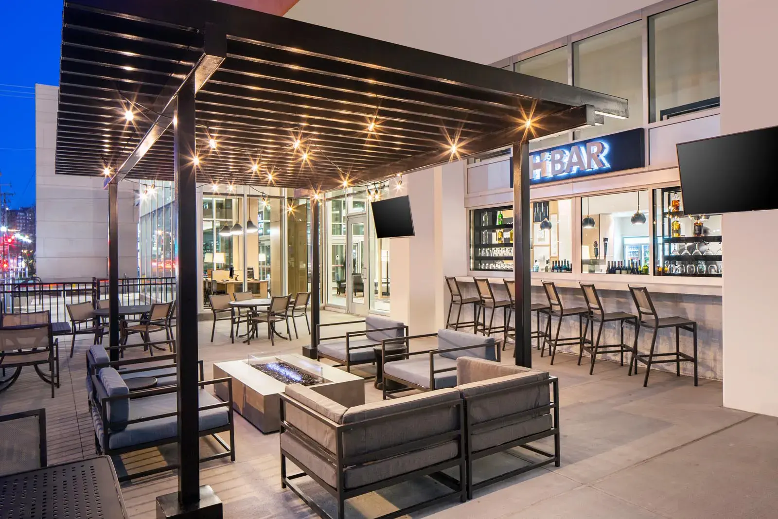 Hyatt House Nashville At Vanderbilt, Nashville, TN photography by Greg Ceo Image editing by Valentin Sivyakov